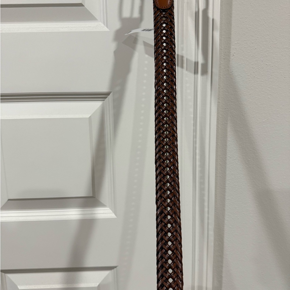 Saddlebred Brown Woven Men’s Belt